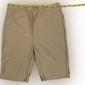 Tan bike shorts